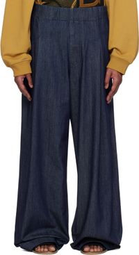 Dries Van Noten Indigo Elasticated Jeans