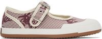 Vivienne Westwood Red & White Animal Gym Bar Ballerina Flats