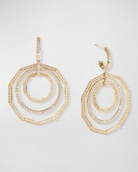 Stax 18k Yellow Gold Diamond Extra-Large Drop Earrings