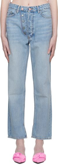 GANNI Blue Figni Jeans