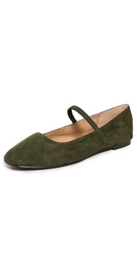 Madewell Greta Mary Janes Loden 6