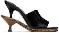 JACQUEMUS Black & Brown 'Les doubles mules' Mules