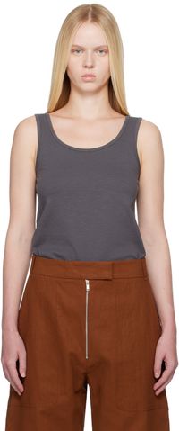 Studio Nicholson Gray Rist Jersey Tank Top