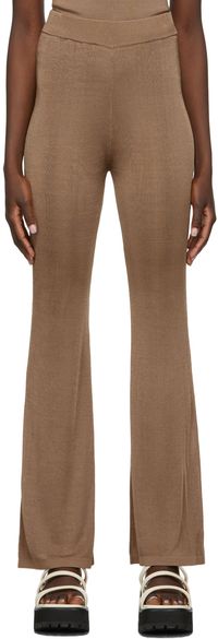 Staud Pantalon de survêtement Moonstone brun clair