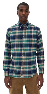 Gitman Vintage Brushed Winter Madras Shirt Multi S