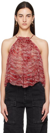 Isabel Marant Etoile Red Akila Camisole