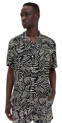 OAS Tar Lorenzo Viscose Shirt Black L