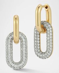 Morrell Diamond Drop Huggie Earrings