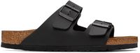 Birkenstock Black Regular Arizona Sandals