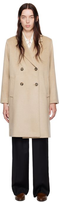 Weekend Max Mara Beige Zum Coat