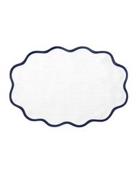 Casual Couture Scallop Placemats, Set of 4