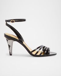 Ladycrush Leather Ankle-Strap Sandals