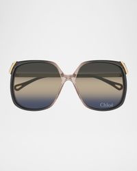 Square Acetate Sunglasses