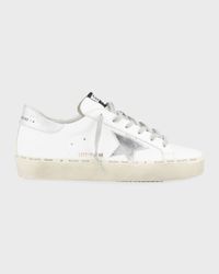 Hi Star Metallic Leather Low-Top Sneakers