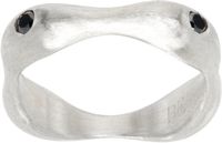 Dunton Ellerkamp Silver Diamond Owen Thin Ring