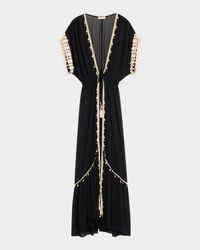 Nikolai Semi-Sheer Maxi Coverup