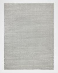 Velutto Hand-Loomed Light Silver Rug, 4' x 6'