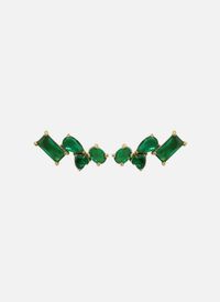 Aec Paris - Puces d'oreilles isabella - Taille Unique - Vert