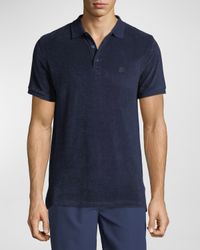 Men's Terry Knit Polo Shirt