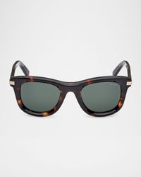 Men's Acetate Square Sunglasses