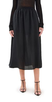 ALIGNE Natalie Sheer Skirt Black 2