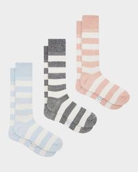 Men's Barry Stripe 3-Pack Crew Socks