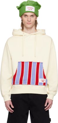 Charles Jeffrey LOVERBOY Off-White Patch Rabbit Ears Hoodie