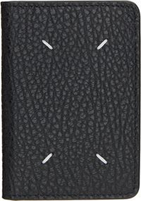 Maison Margiela Black Four Stitches Card Holder