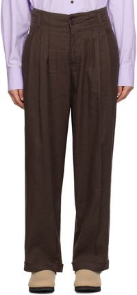 YMC Pantalon Keaton brun