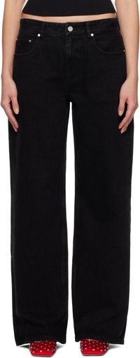 Paris Georgia Black Baggy Jeans