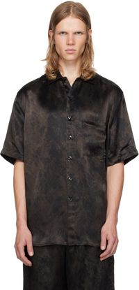 Song for the Mute Black Oversized Shirt