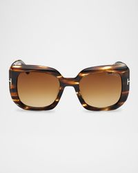 Carla-02 Acetate Square Sunglasses