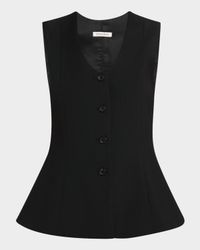 Merlin Tailored Flare-Hem Waistcoat