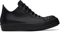 Rick Owens Black Hollywood Low Sneakers