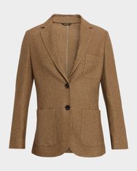 Single-Breasted Cashmere Jacket
