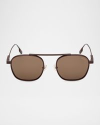 53mm Metal Navigator Sunglasses