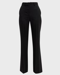 Morissey High-Rise Stretch Wool Pants