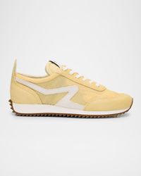 Mesh Suede Retro Runner Sneakers