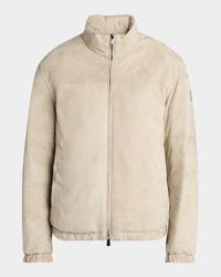 Men's Cernay Reversible Suede and Quilted Jacket