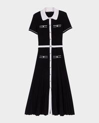 Redouane Two-Tone Knit Maxi Dress