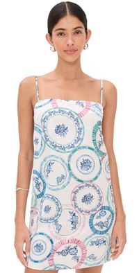 MISA Maxine Dress Mlt Color Plates Stn XL