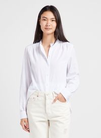 Marc O'polo - Blouse col rond en coton biologique - Taille 42 - Blanc