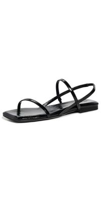 ANINE BING Hilda Flat Sandals Black 40