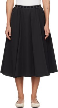 Kenzo Jupe midi noire - BOKE FLOWER 2.0