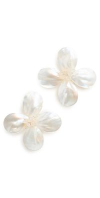 SHASHI Coquina Earrings Silver One Size