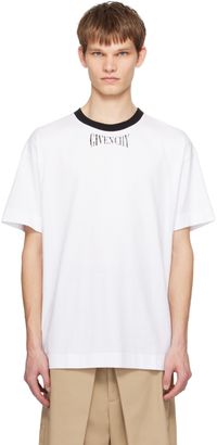 Givenchy White Standard-Fit T-Shirt