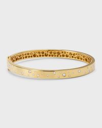 Stardust 18K Yellow Gold Diamond Bangle Bracelet, 0.80tcw
