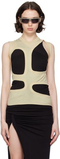 Rick Owens DRKSHDW Off-White Membrane I Tank Top