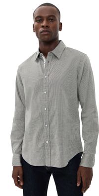 rag & bone Tomlin Stretch Dobby Shirt Chalk XL