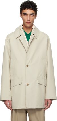 nanamica Beige 2L GORE-TEX Car Coat